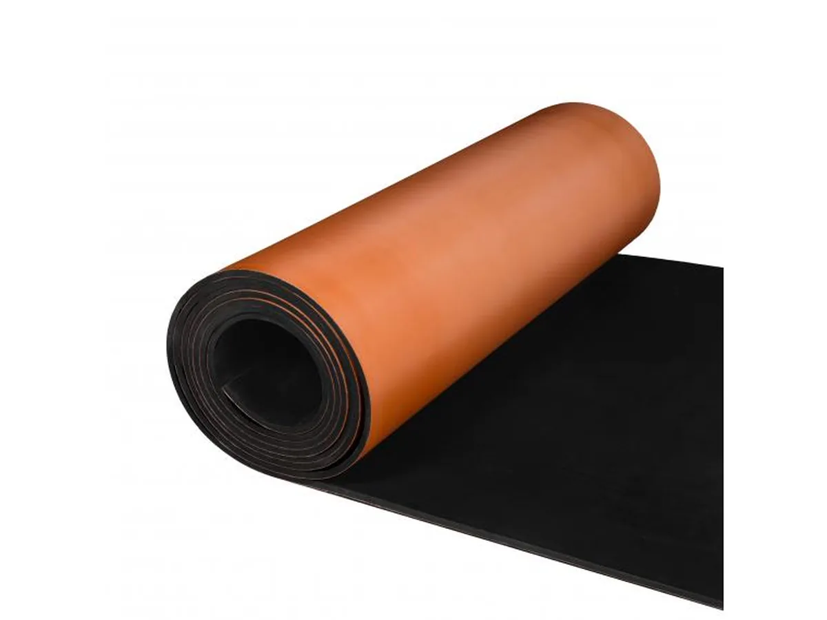 Wear-resistant — Anti-abrasion, EP fabric backing · black · 60 Sh A (RT-AB60-BK-EP)