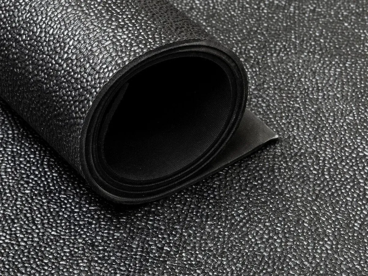 Matting — Textured anti-slip · black · 65 Sh A (RT-MAT65-TX-BK)