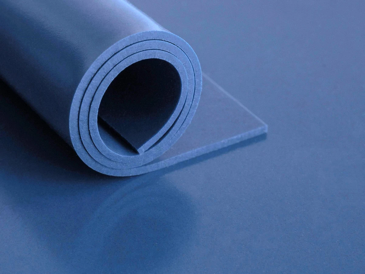 Food grade — Silicone, metal detectable · blue · 60 Sh A (RT-SIL60-BU-FG-MD)